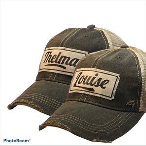 Thelma Louise Trucker Hat Caps Distressed …